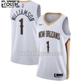 Canotte Bambino New Orleans Pelicans Zion Williamson 1 2019-20 Nike Association Edition Swingman